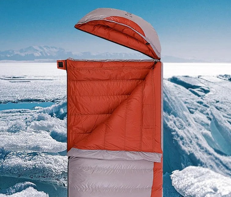 sac-de-couchage-grand-froid-rectangulaire-avec-capuche-amovible SAC DE COUCHAGE GRAND FROID