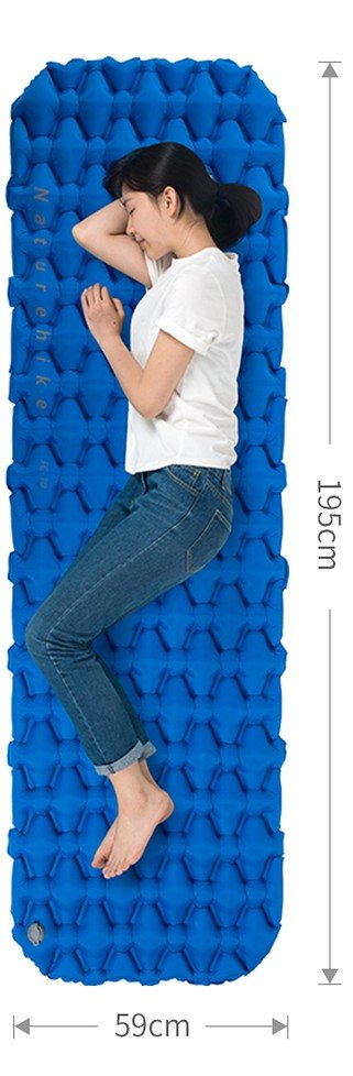 matelas gonflable| LE 6,5 CM SANS OREILLER - Camping Confortable