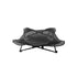 lit de camp chien noir