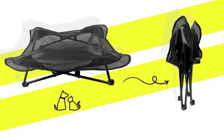 lit de camp chien pliable