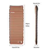 matelas gonflable| LE 10 CM COMPLET - Camping Confortable