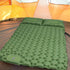 matelas gonflable 2 personnes| LE 10 CM AVEC OREILLER - Camping Confortable