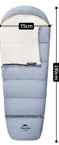 Sac de couchage enfant | LE TOUT DOUX EXTENSIBLE - Camping Confortable