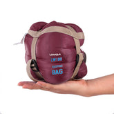 sac de couchage ete rouge vin compresse