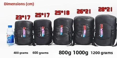 sac-de-couchage-grand-froid-dimensions-apres-compression SAC DE COUCHAGE GRAND FROID