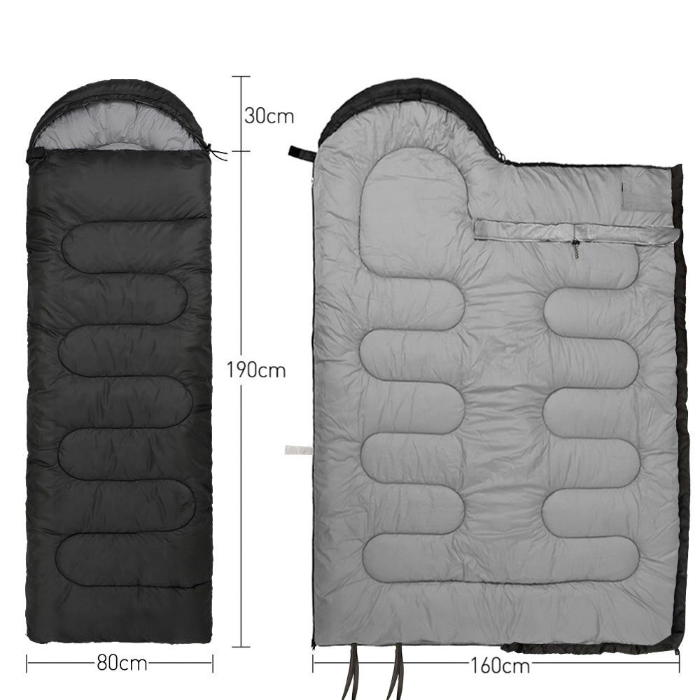 sac de couchage parfait ete noir