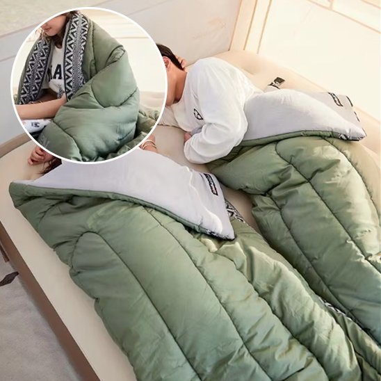 sac de couchage vert