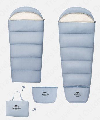 Sac de couchage enfant | LE TOUT DOUX EXTENSIBLE - Camping Confortable