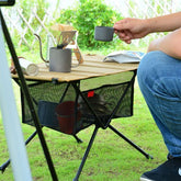 table de camping plateau khaki